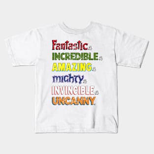 Super Heroic Inspiration Kids T-Shirt